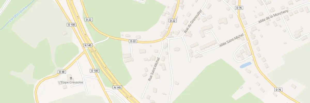 Plan du 36 Rue St Michel à Saint-Vaury