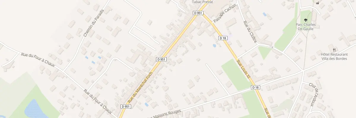 Plan du 52 Rue du Mal Foch à Cléry-Saint-André