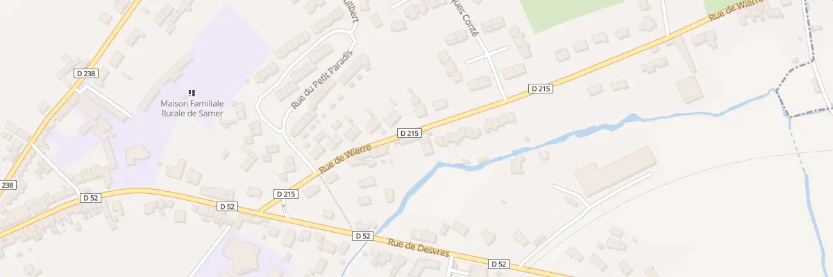 Plan du 180 Rue de Wierre à Samer