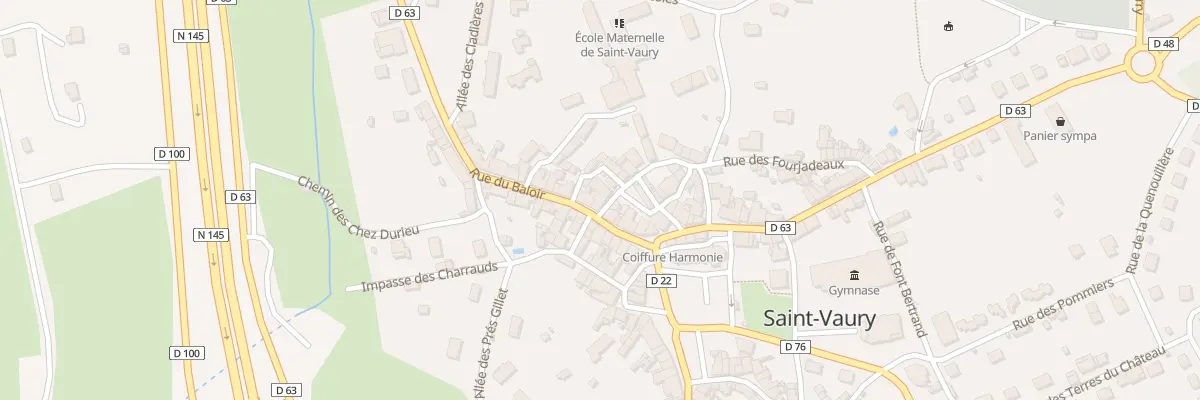 Plan du 44 Rue des Fourjadeaux à Saint-Vaury