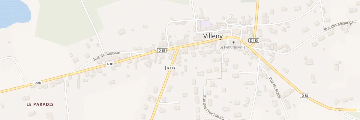 Plan du 22 Grande Rue à Villeny
