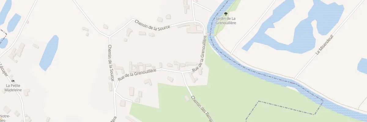 Plan du 15 Rue de la Grenouillère à La Madelaine-sous-Montreuil