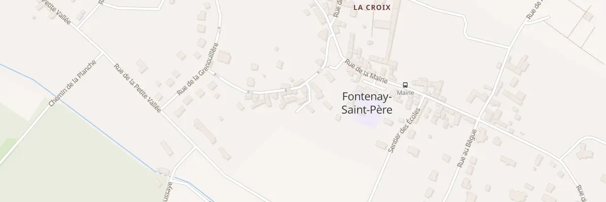 Plan du 4 Imp du Moussel à Fontenay-Saint-Père
