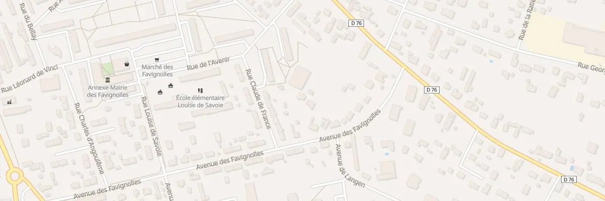 Plan du 35T Av des Favignolles à Romorantin-Lanthenay