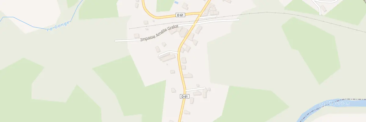 Plan du 13 Rue de la Poste à Bosmoreau-les-Mines