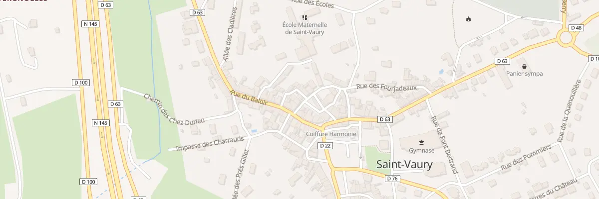 Plan du 42 Rue des Fourjadeaux à Saint-Vaury