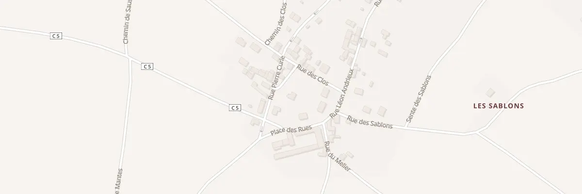 Plan du 2 Rue du Trou A Sablon à Fontenay-Saint-Père