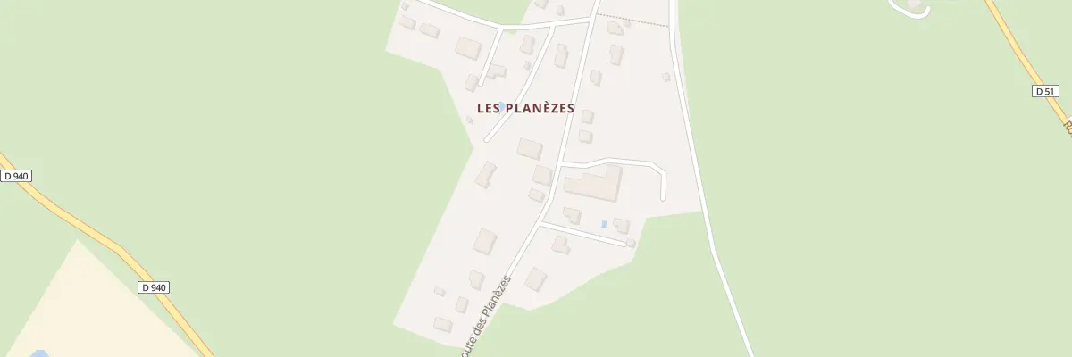 Plan du 32 Rte des Planèzes à Bourganeuf