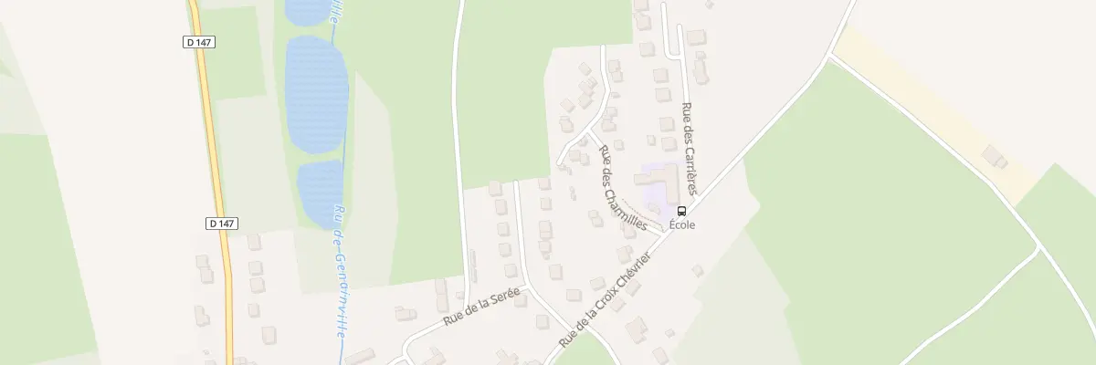 Plan du 10 Rue Haie du Bouillard à Genainville