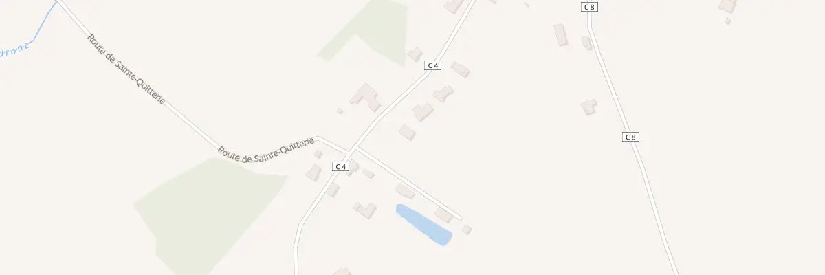 Plan du 830 Rte de Sainte Quitterie à Coufouleux