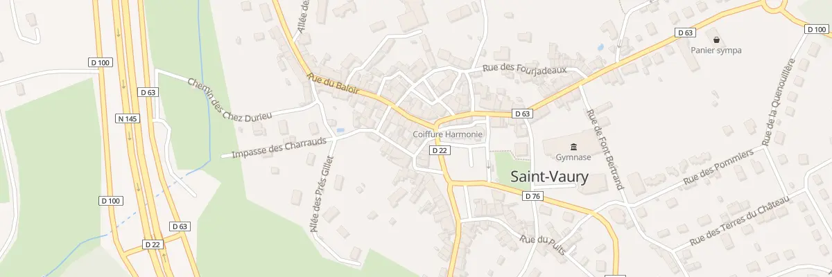 Plan du 12 Rue de la Marche à Saint-Vaury