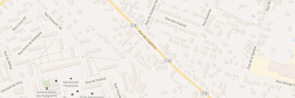 Plan du 45B Rue des Papillons à Romorantin-Lanthenay