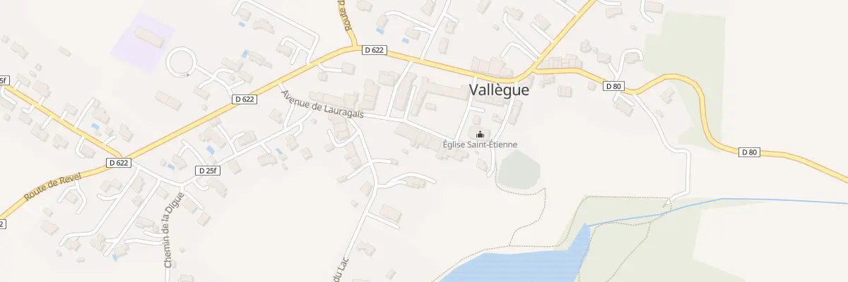 Plan du 8 Av de Lauragais à Vallègue