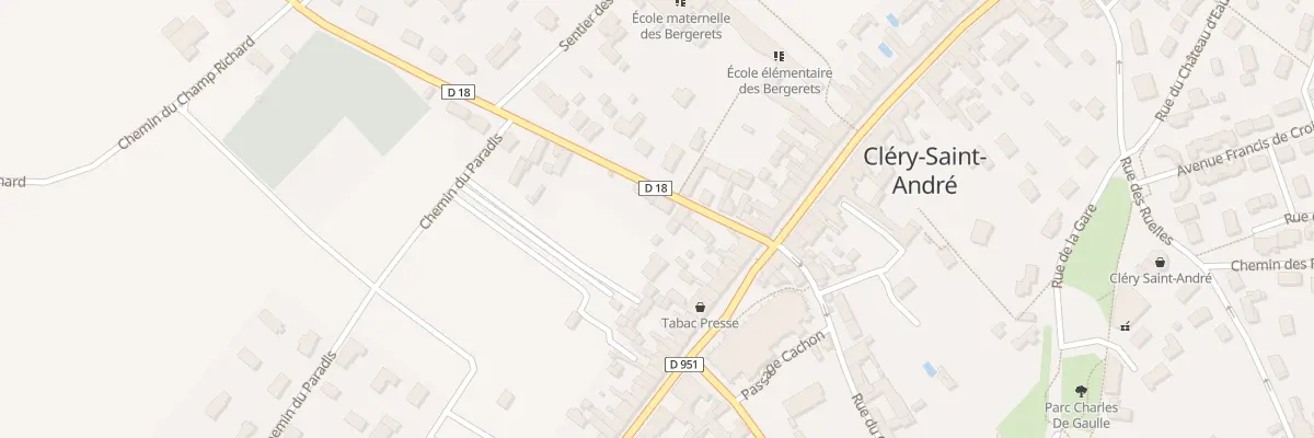 Plan du 5 Rue de Meung à Cléry-Saint-André