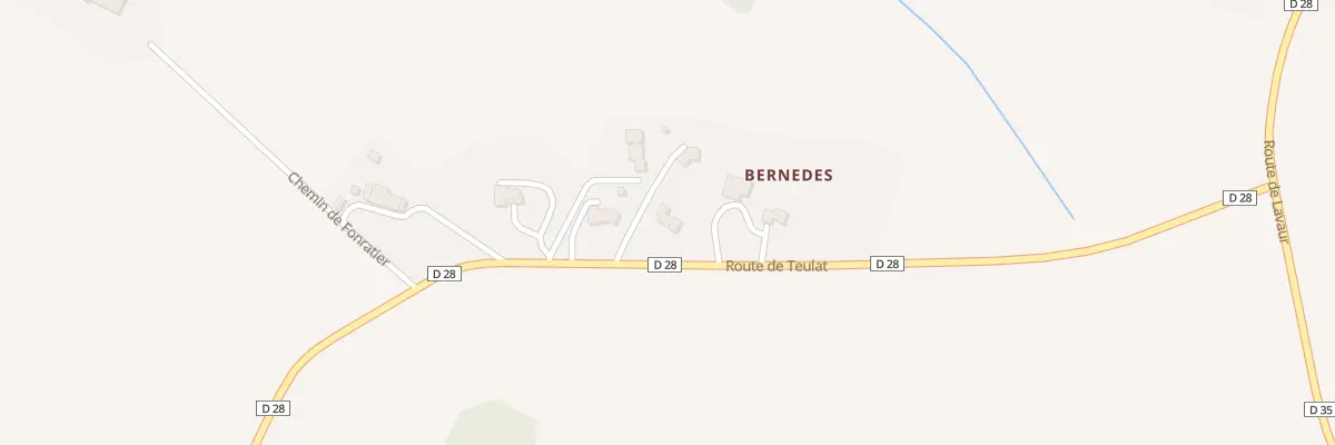 Plan du 5133 Couvesinses à Belcastel