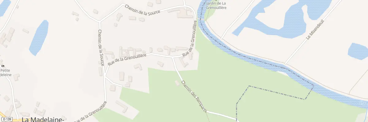 Plan du 16 Rue de la Grenouillère à La Madelaine-sous-Montreuil