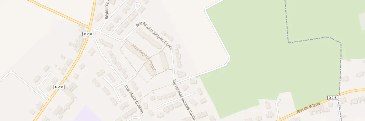 Plan du 238 Rue Nicolas Jacques Conté à Samer