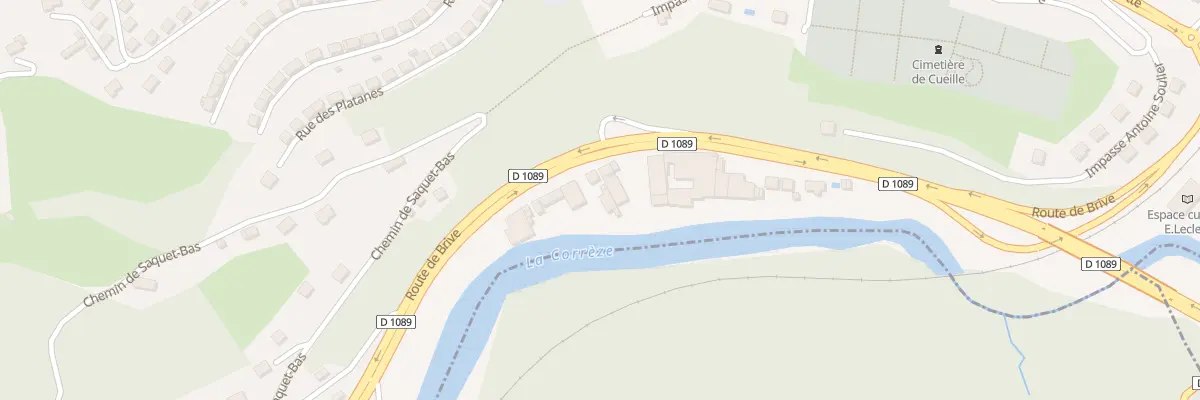 Plan du 13 Rte de Brive à Tulle