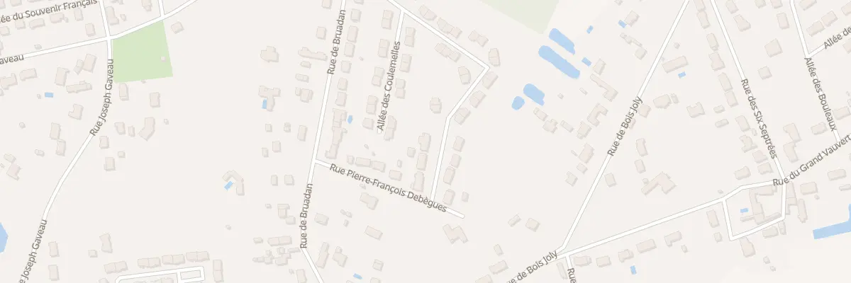 Plan du 14 Rue Pierre François Debègues à Romorantin-Lanthenay