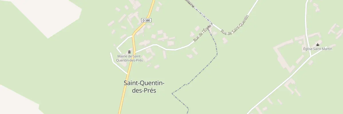 Plan du 6 Rue de l’Ecole à Saint-Quentin-des-Prés