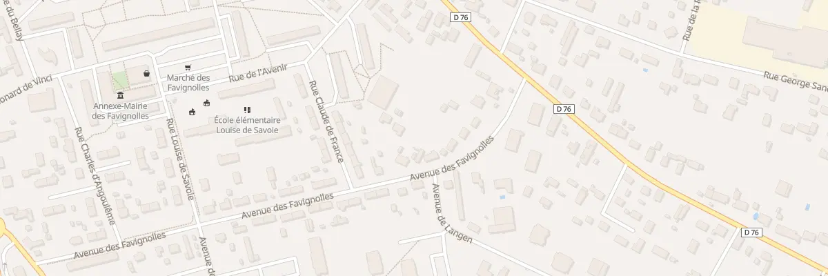 Plan du 37 Av des Favignolles à Romorantin-Lanthenay