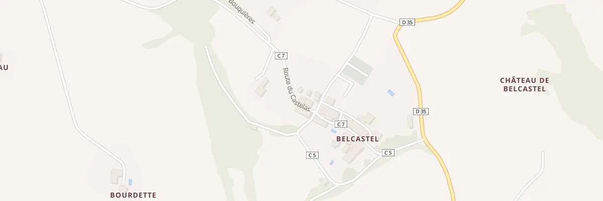 Plan du 5024 Belcastel à Belcastel
