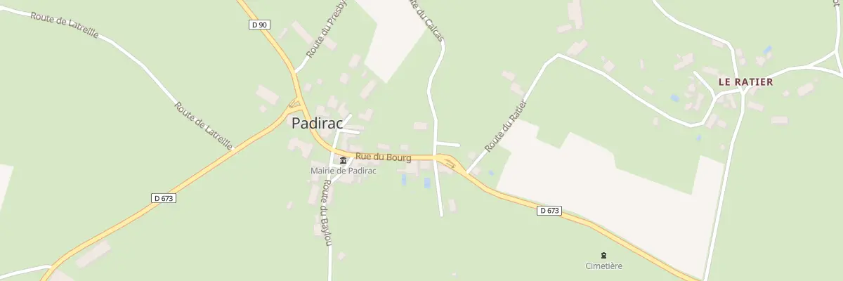Plan du 5116 Padirac à Padirac