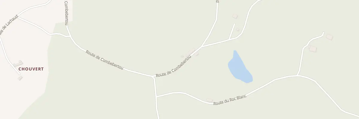 Plan du 591 Rte de Combebertou à Sainte-Fortunade