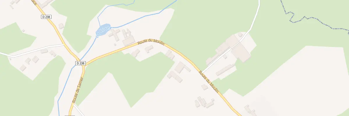 Plan du 232 Rte du Moulin à Questrecques