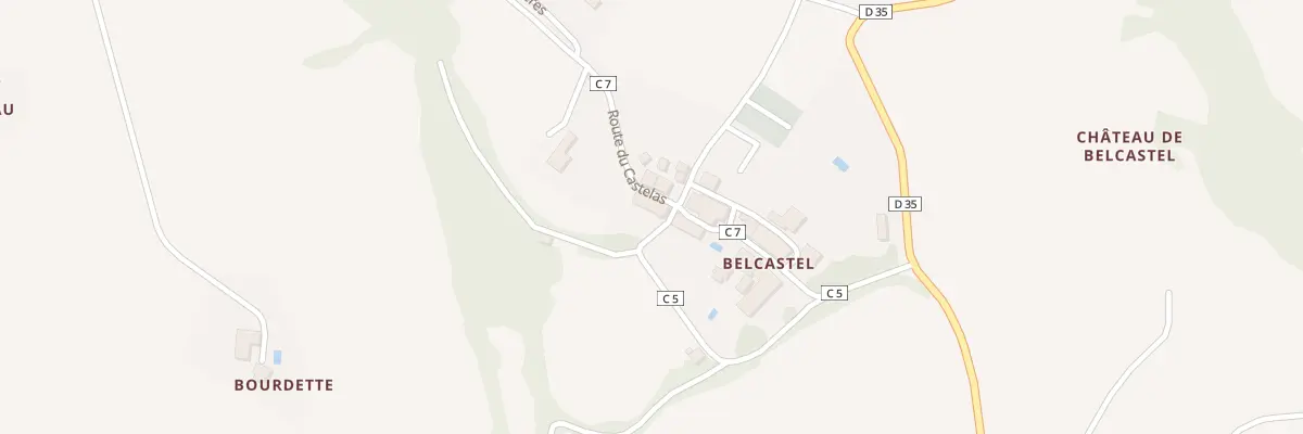 Plan du 5021 Belcastel à Belcastel