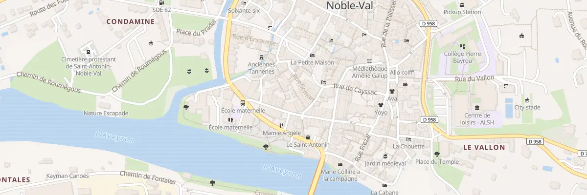 Plan du 5 Rue de la Treille à Saint-Antonin-Noble-Val