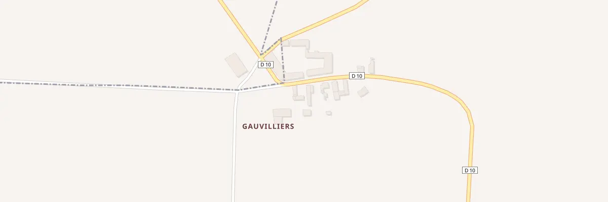 Plan du 5 Gauvilliers à Tillay-le-Péneux