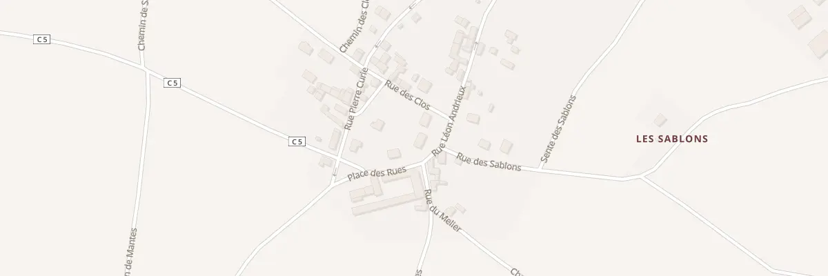 Plan du 1 Rue Leon Andrieux à Fontenay-Saint-Père