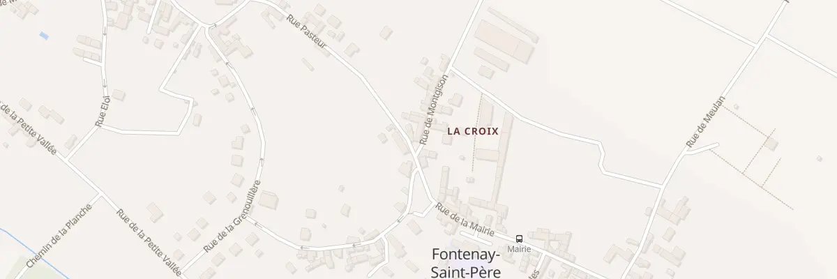 Plan du 1 Rue de Montgison à Fontenay-Saint-Père