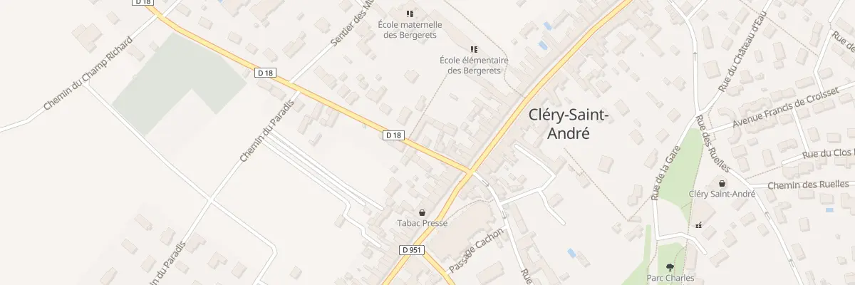 Plan du 6B Rue de Meung à Cléry-Saint-André