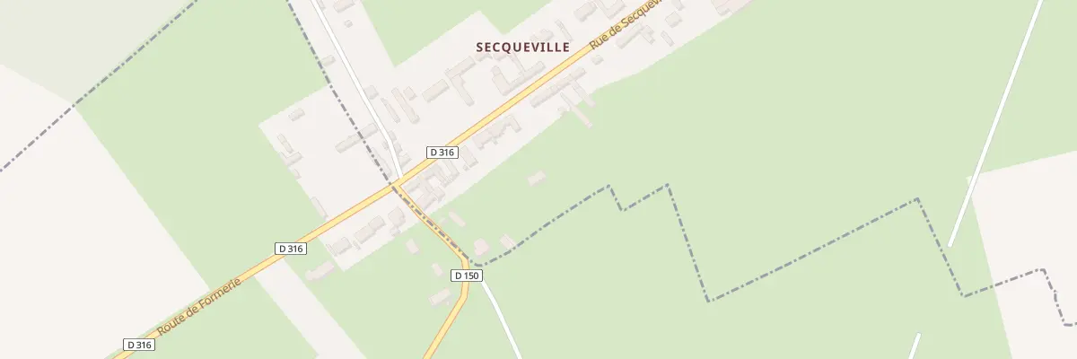 Plan du 21B Rue de Secqueville à Blargies
