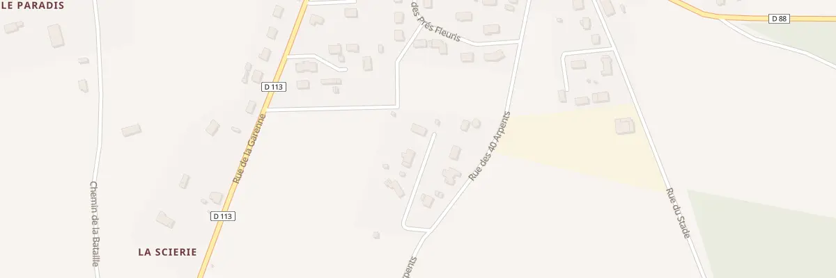 Plan du 3 Imp des 40 Arpents à Villeny