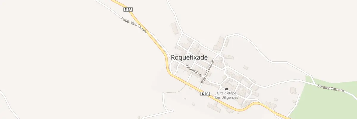Plan du 68 Roquefixade à Roquefixade