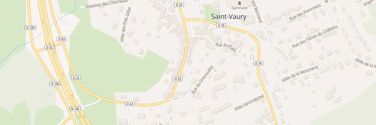 Plan du 13 Rue St Michel à Saint-Vaury