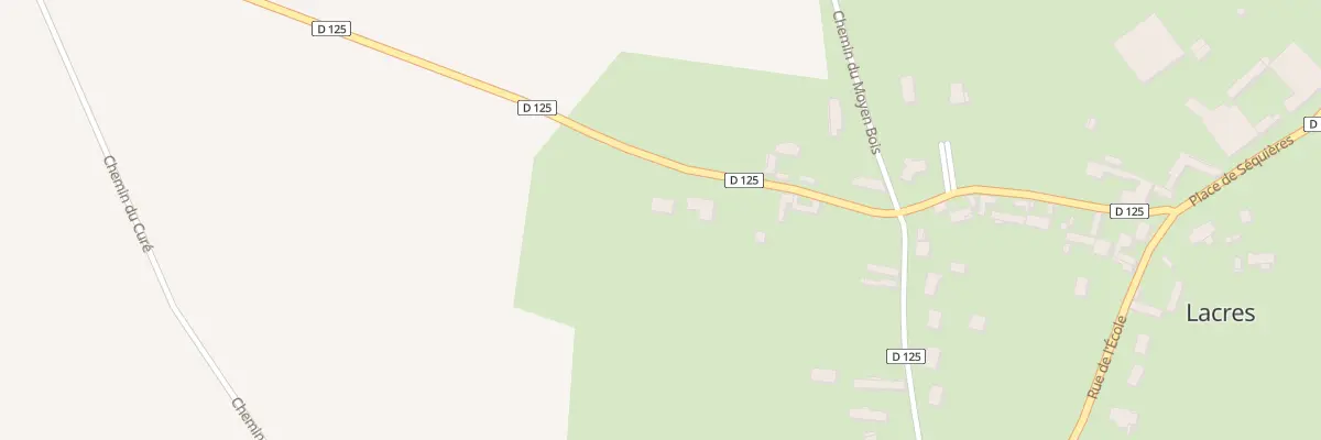 Plan du 327 Rue de Sequieres à Lacres