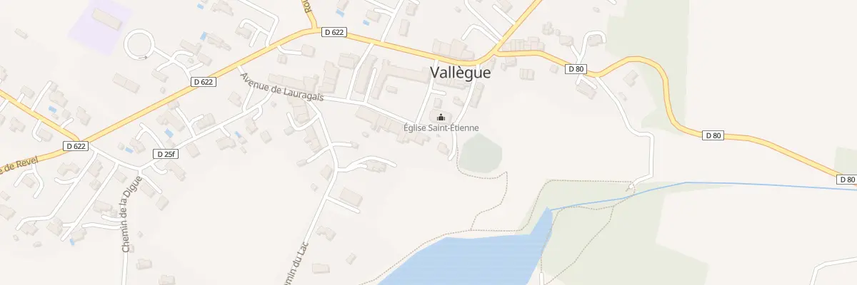 Plan du 18 Av de Lauragais à Vallègue