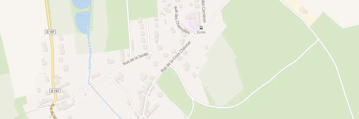 Plan du 20B Rue de la Croix Chevrier à Genainville