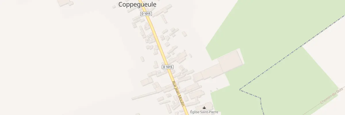 Plan du 33 Rue Jean Moulin à Neuville-Coppegueule