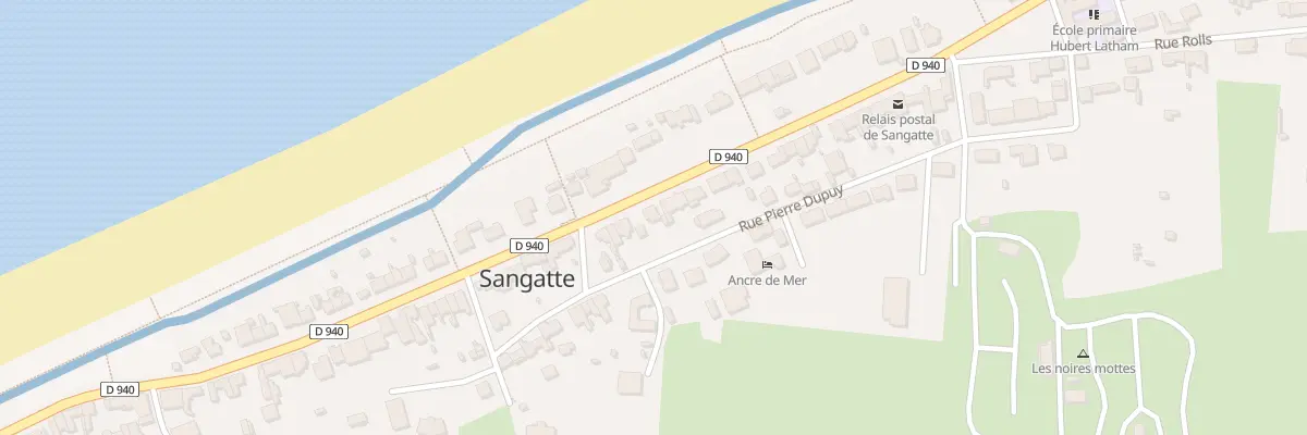 Plan du 1561 Route Départementale 940 à Sangatte