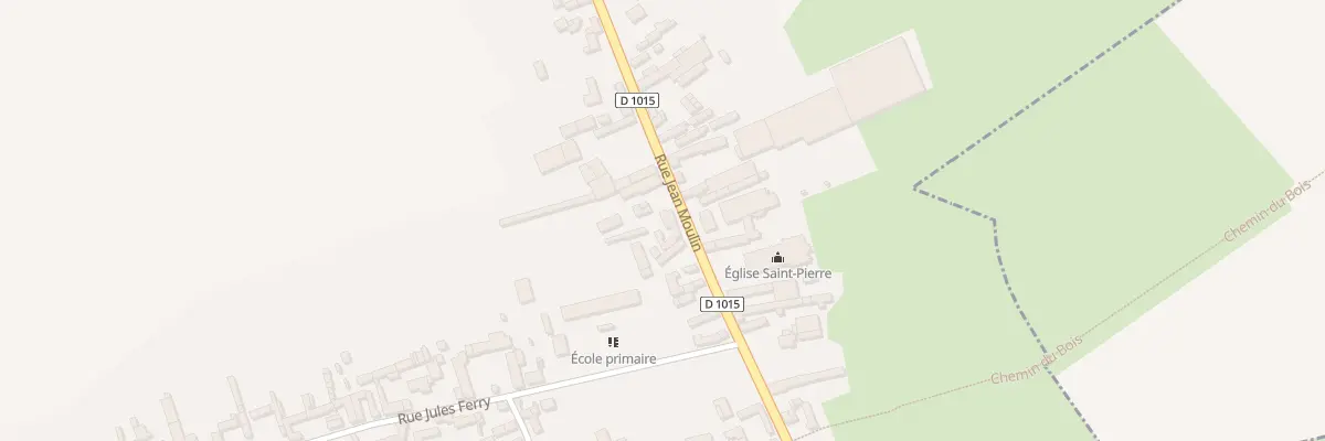 Plan du 26 Rue Jean Moulin à Neuville-Coppegueule