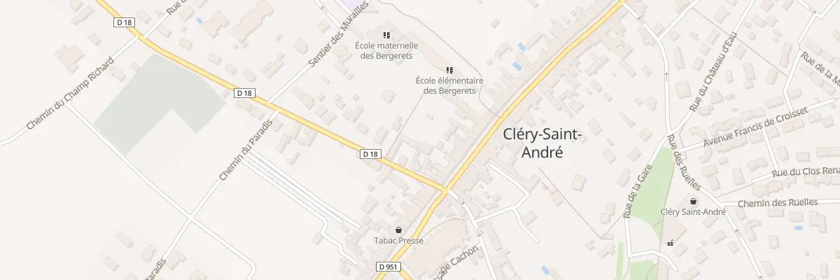 Plan du 6 Rue de Meung à Cléry-Saint-André