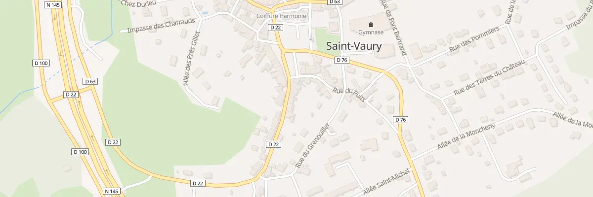 Plan du 7 Rue St Michel à Saint-Vaury