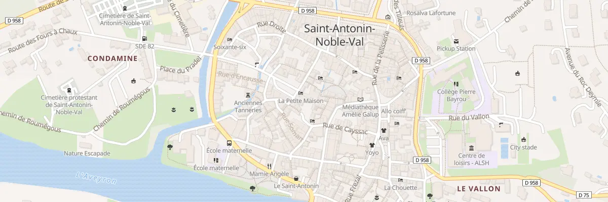 Plan du 25 Pl du Bessarel à Saint-Antonin-Noble-Val