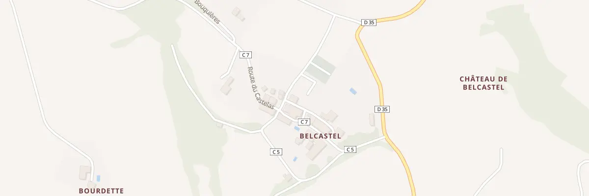 Plan du 5017 Belcastel à Belcastel