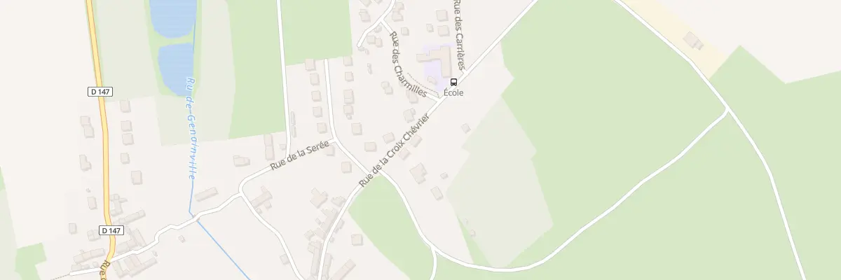 Plan du 22 Rue de la Croix Chevrier à Genainville